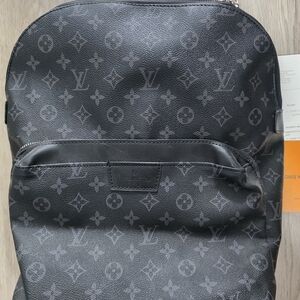 Louis Vuitton Black Monogram Men's Backpack